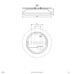EVN Catino LED-Deckenleuchte, CCT, 30 cm