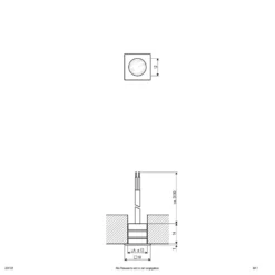 EVN LD4102 Einbaulampe 12V IP68 1,8x1,8cm 0,2W 830