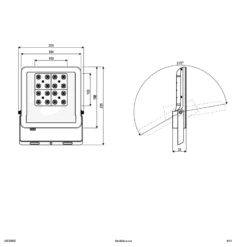 EVN Panthera LED-Außenstrahler IP65 30W 3.000K