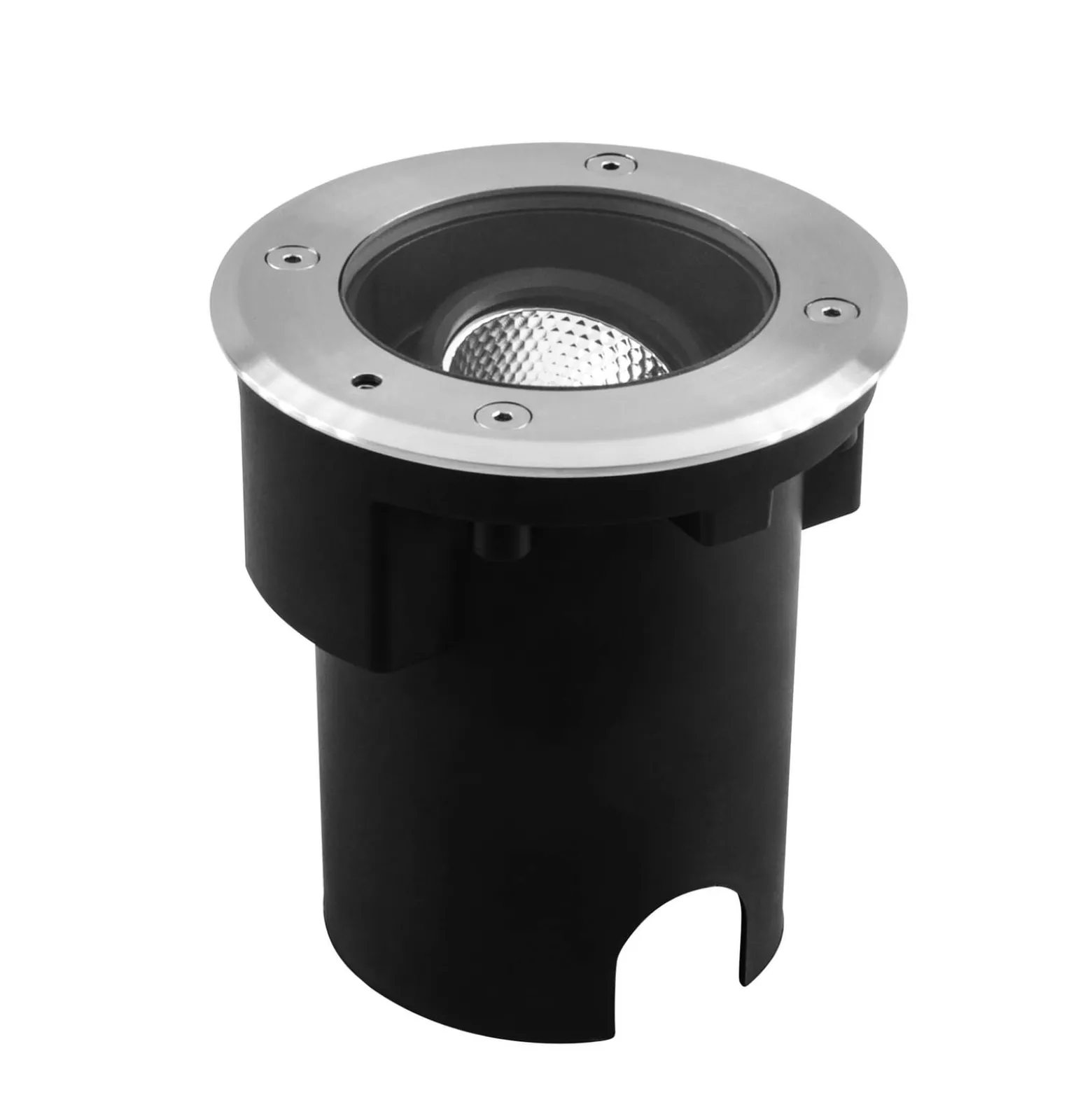 EVN Pentola Einbaulampe edelstahl Ø13,5cm 3.000K