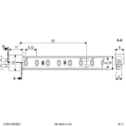 EVN STR6724 LED-Strip IP67 5m 48W 2.700K