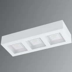 Ferreros - dreiflammige LED-Deckenlampe in Weiß