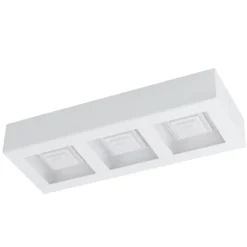 Ferreros - dreiflammige LED-Deckenlampe in Weiß