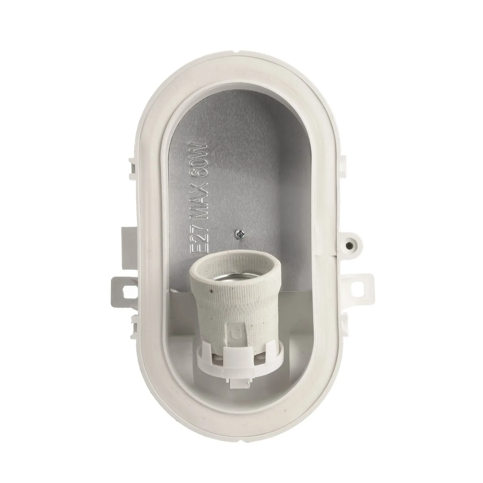 Feuchtraumlampe Sotano Retro weiß 19 x 12 cm IP44 Kunststoff
