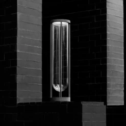 FLOS In Vitro Bollard 3, 2.700 K 90 cm anthrazit
