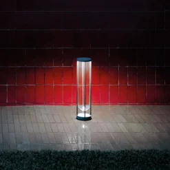 FLOS In Vitro Bollard 2, 2.700 K, 60 cm, hellgrün