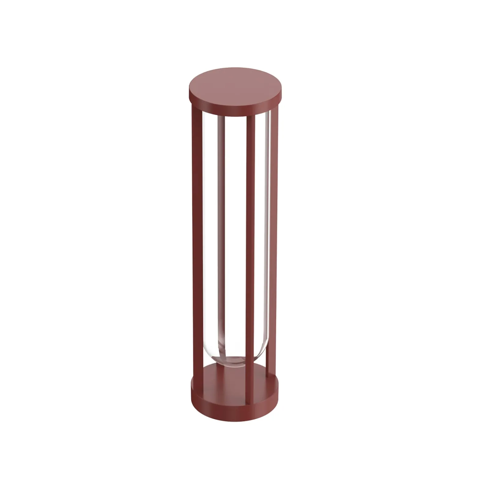 FLOS In Vitro Bollard 2, 2.700 K, 60 cm terracotta