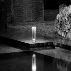 FLOS In Vitro Bollard 2, 2.700 K, 60 cm terracotta
