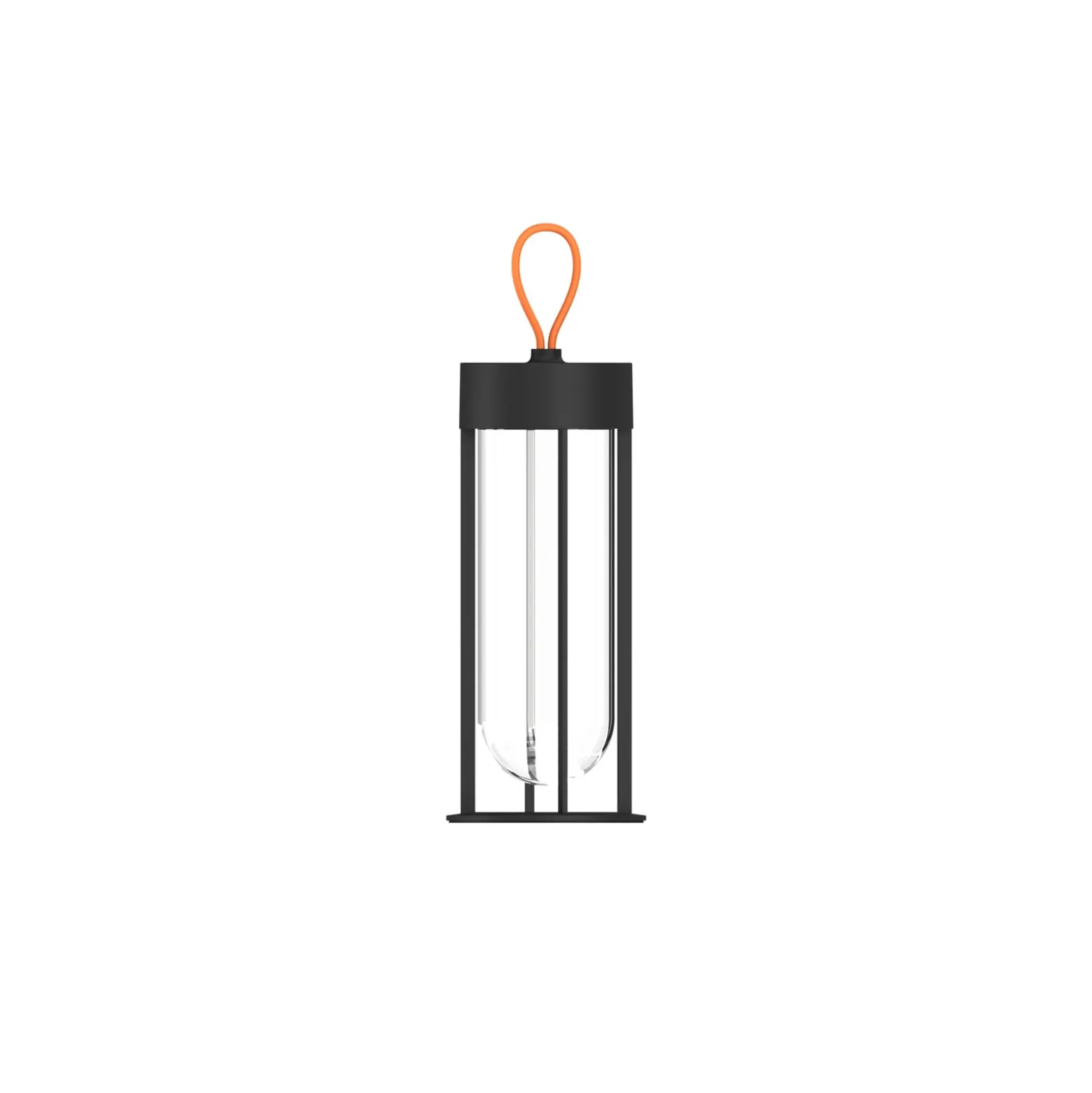 FLOS In Vitro Unplugged LED-Leuchte schwarz 3000K