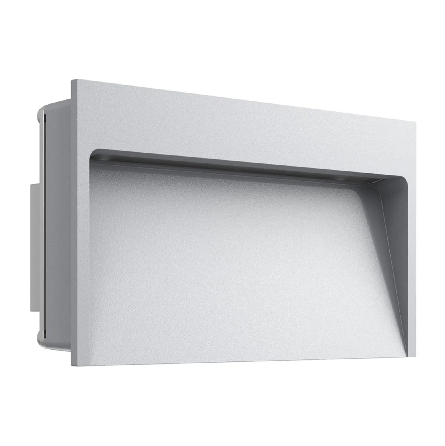 FLOS My Way - breite LED-Wandeinbauleuchte, grau