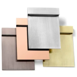 FLOS Real Matter LED-Wandeinbauleuchte IP65 bronze
