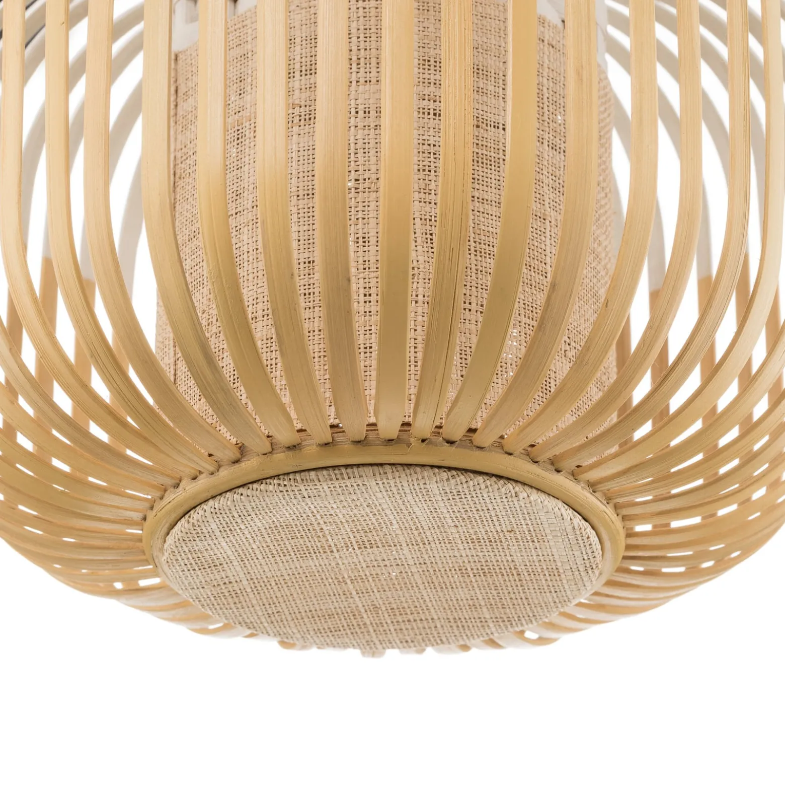 Forestier Deckenleuchte Bamboo XS, Ø 27 cm, weiß