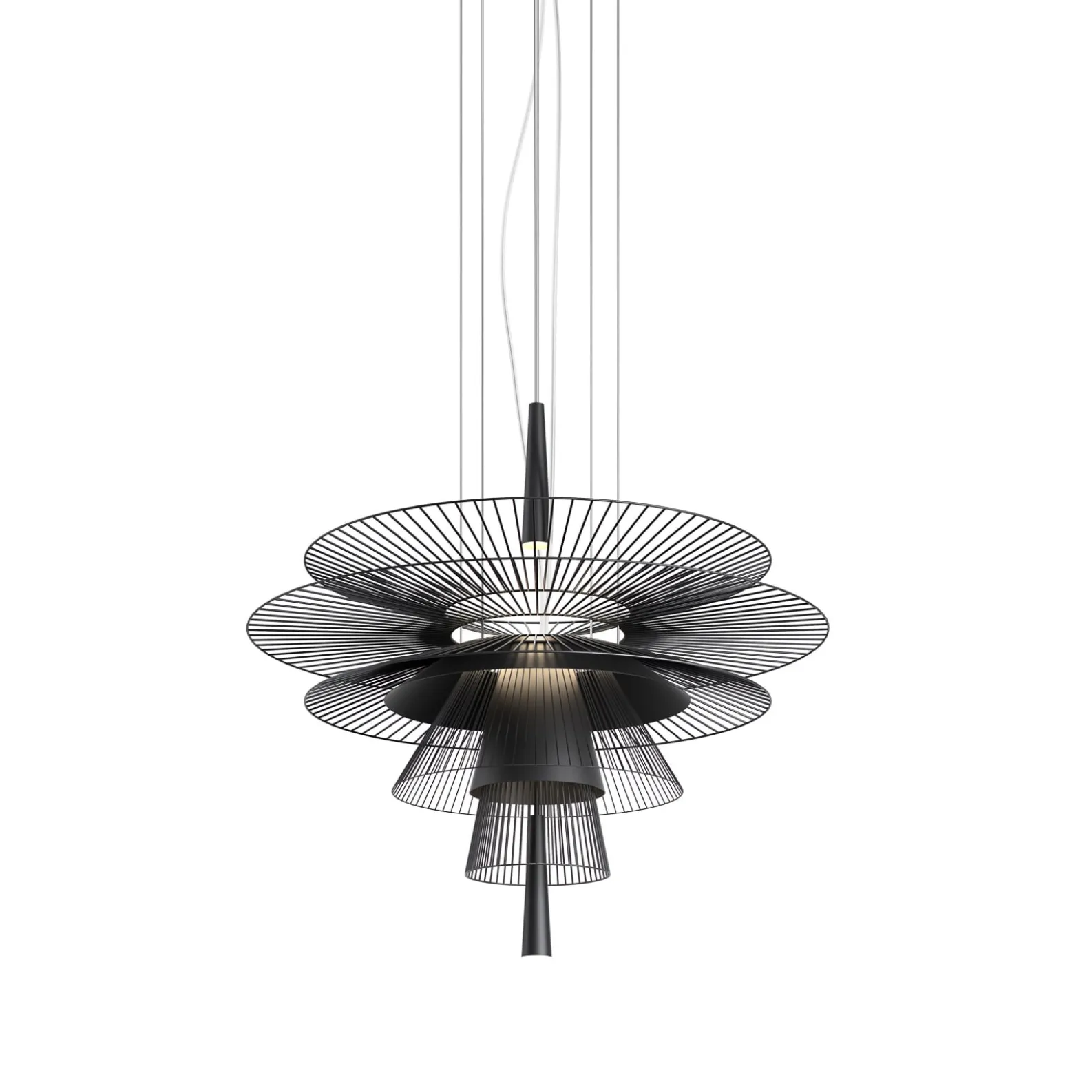 Forestier Gravity 1 Hängeleuchte Ø86cm schwarz