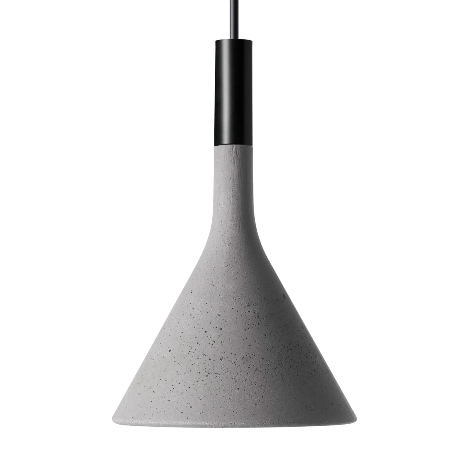 Foscarini Aplomb Mini Hängeleuchte aus Beton, grau