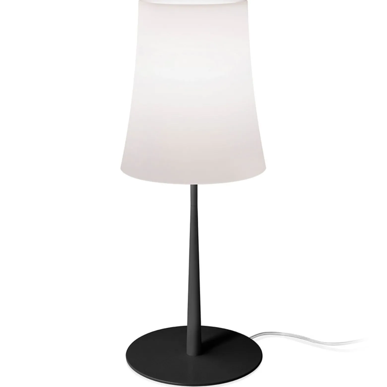Foscarini Birdie Easy Grande Tischlampe schwarz
