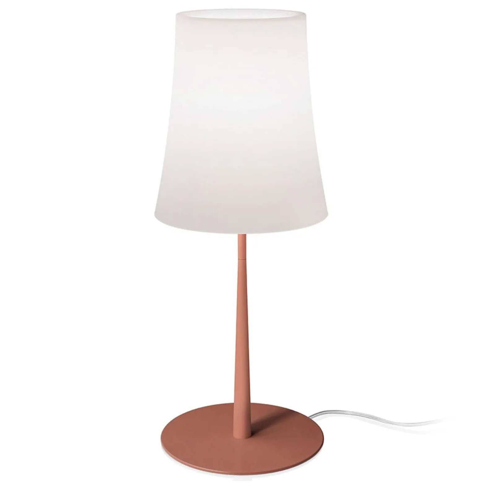 Foscarini Birdie Easy Grande Tischlampe ziegelrot