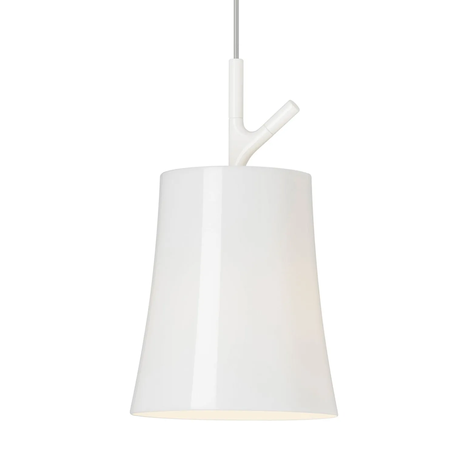 Foscarini Birdie piccola Hängeleuchte, weiß