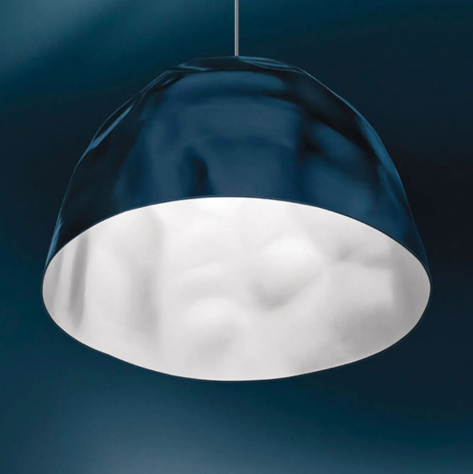 Foscarini Bump Pendelleuchte petrol