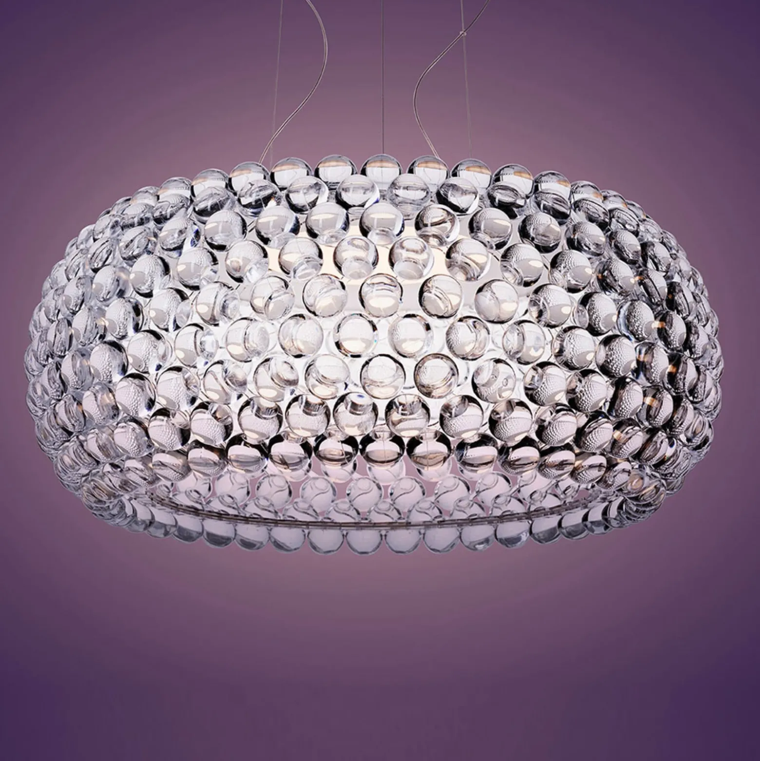 Foscarini Caboche Plus Grande Pendel transparent