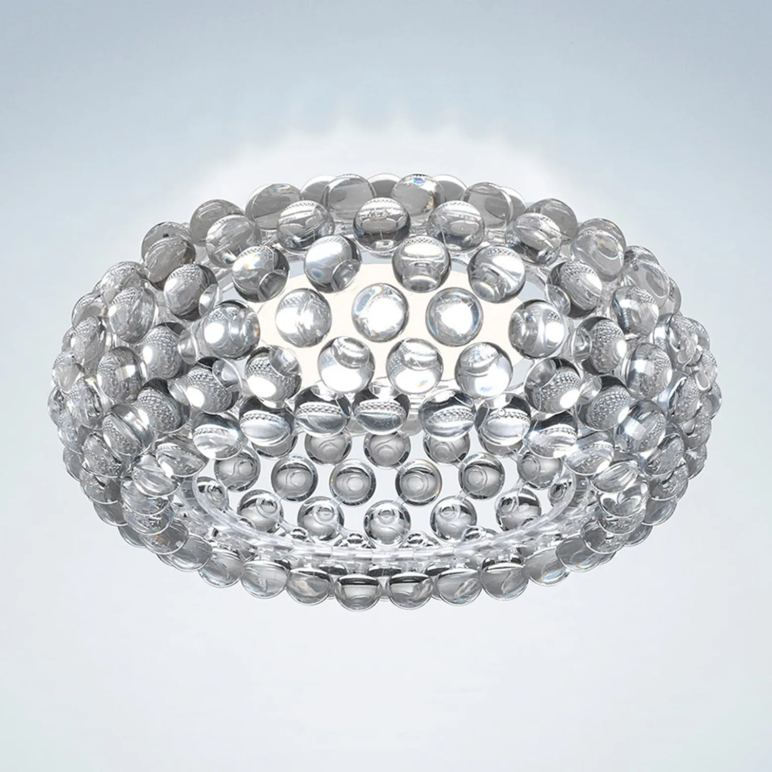 Foscarini Caboche Plus LED-Deckenlampe transparent