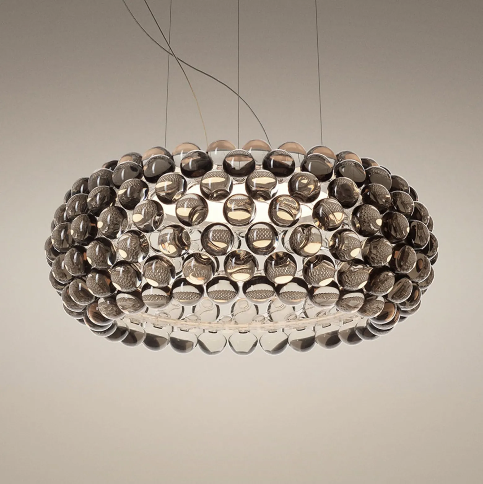 Foscarini Caboche Plus media MyLight CCT grau