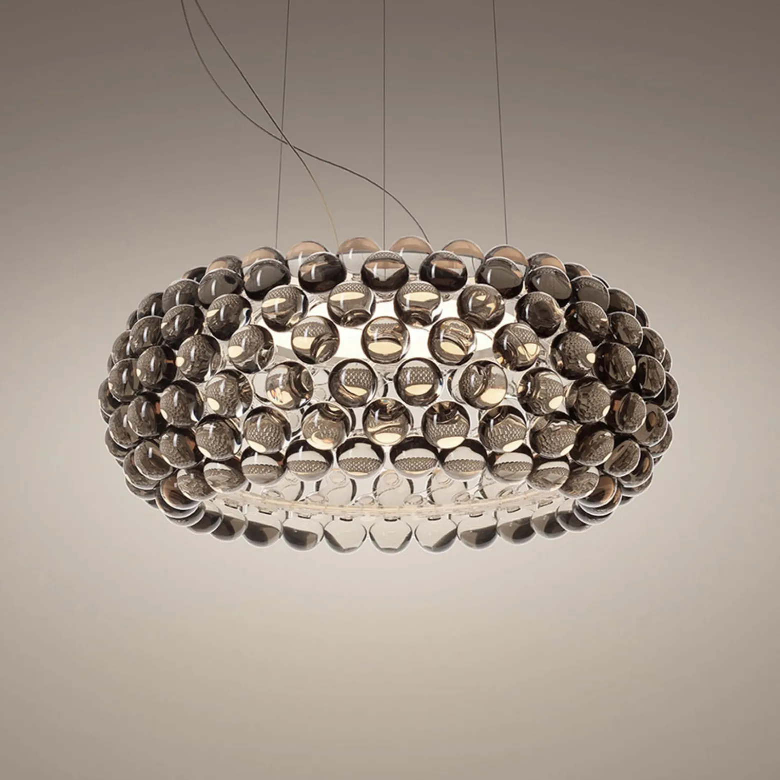 Foscarini Caboche Plus media MyLight CCT grau