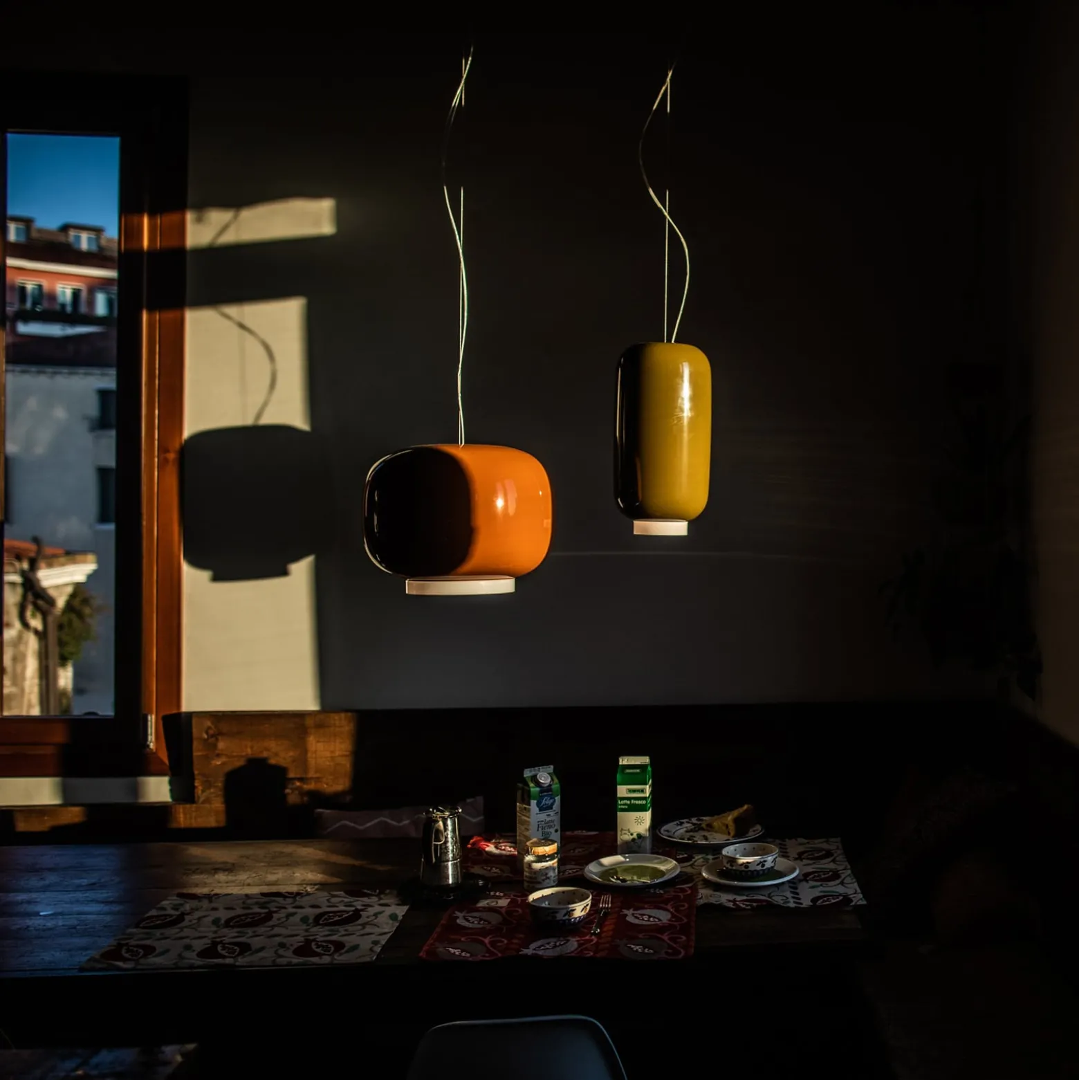 Foscarini Chouchin 2 LED-Hängeleuchte, grün