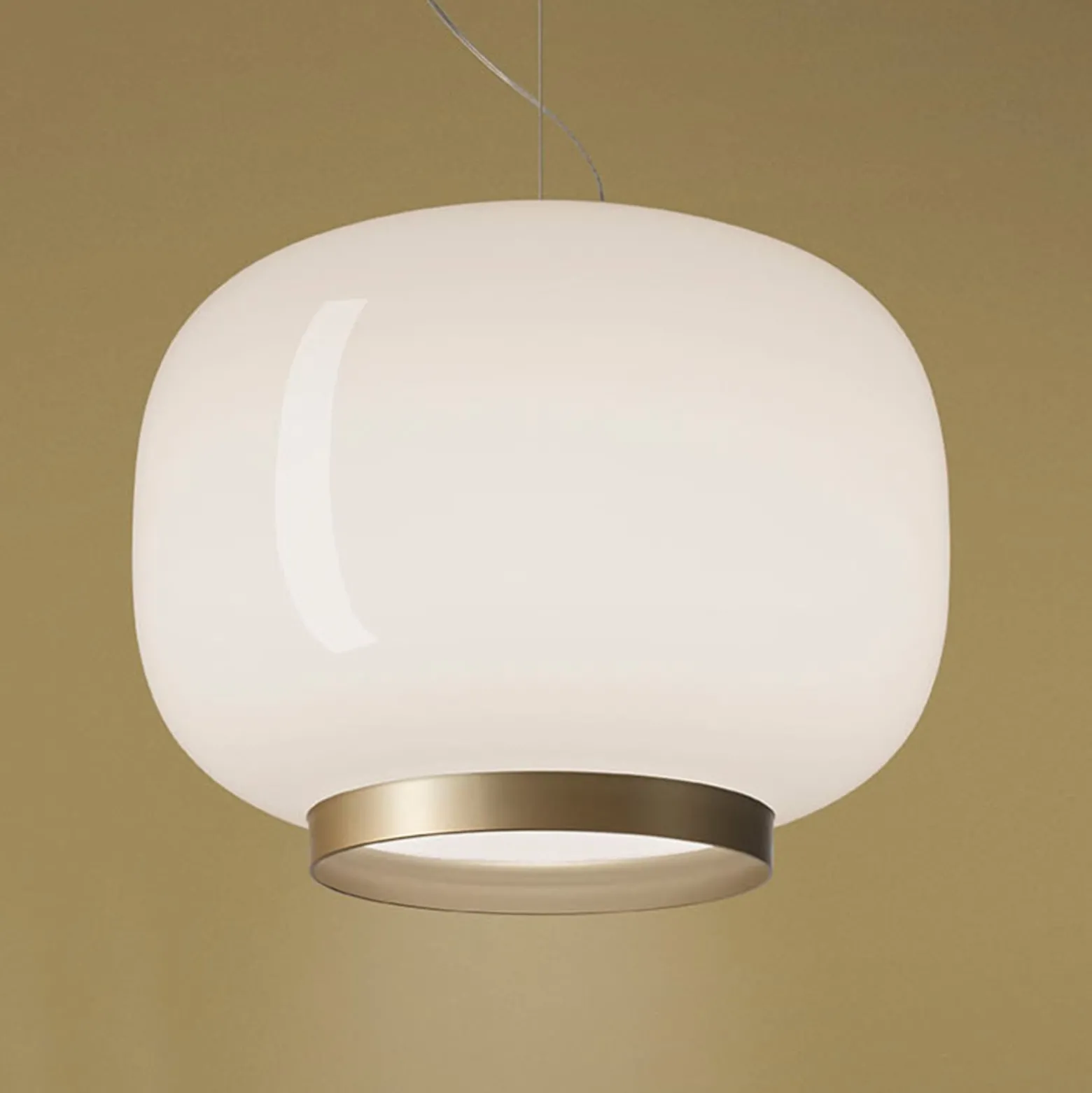 Foscarini Chouchin Reverse 1 E27 LED gold/weiß