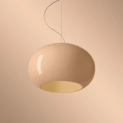 Foscarini Hängeleuchte Buds 2, cipria, E27, Abhängung 1000cm