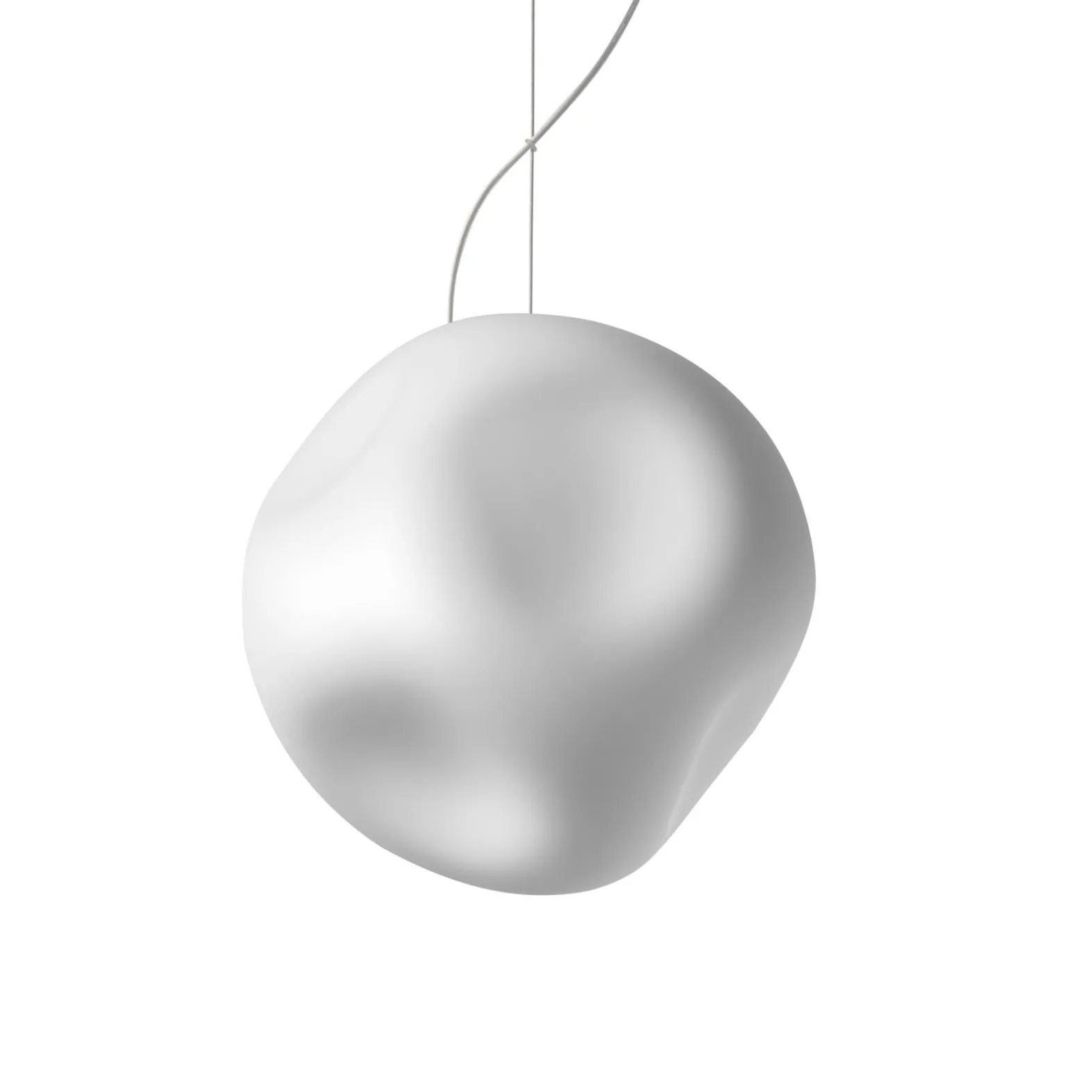 Foscarini Hängeleuchte Hoba Media, Ø 24cm, Abhängung 1000cm
