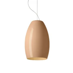 Foscarini LED-Hängelampe Buds 1, cipria, Abhängung 350 cm