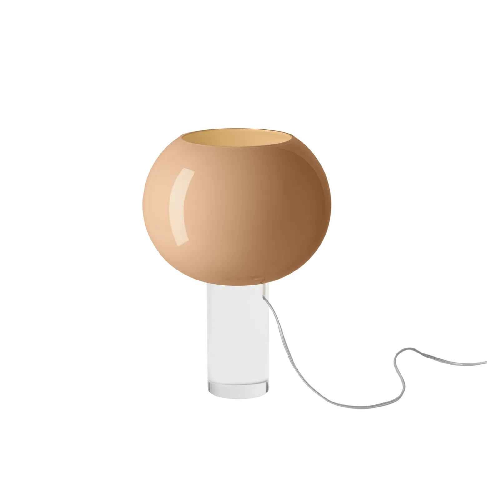 Foscarini Tischleuchte Buds 3, cipria, Glas, Kunststoff, E27