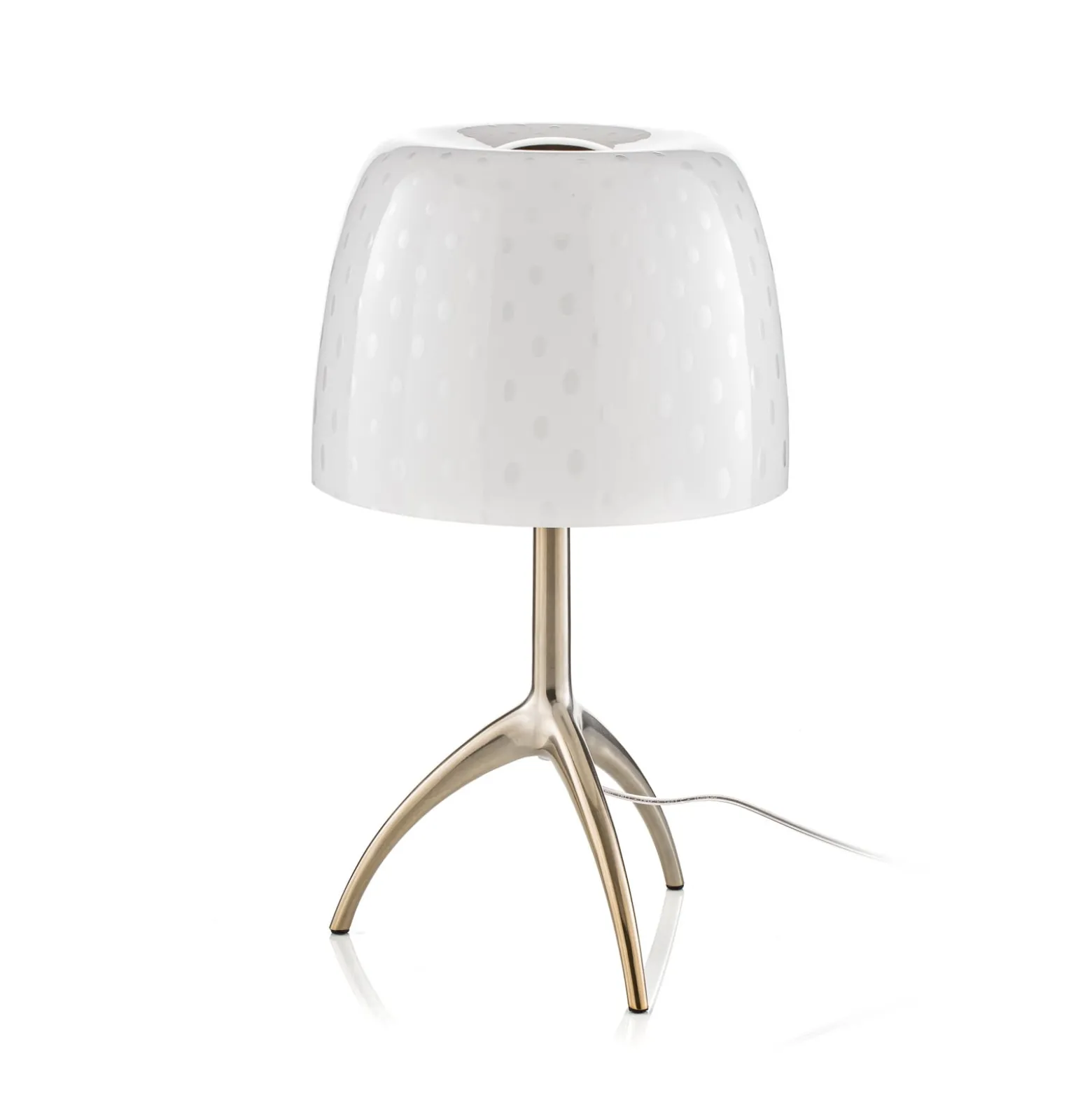 Foscarini Tischleuchte Lumiere 30, 35cm, Blasenglas, ein/aus