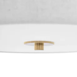 Globen Lighting Deckenleuchte Noah Ø 50 cm weiß