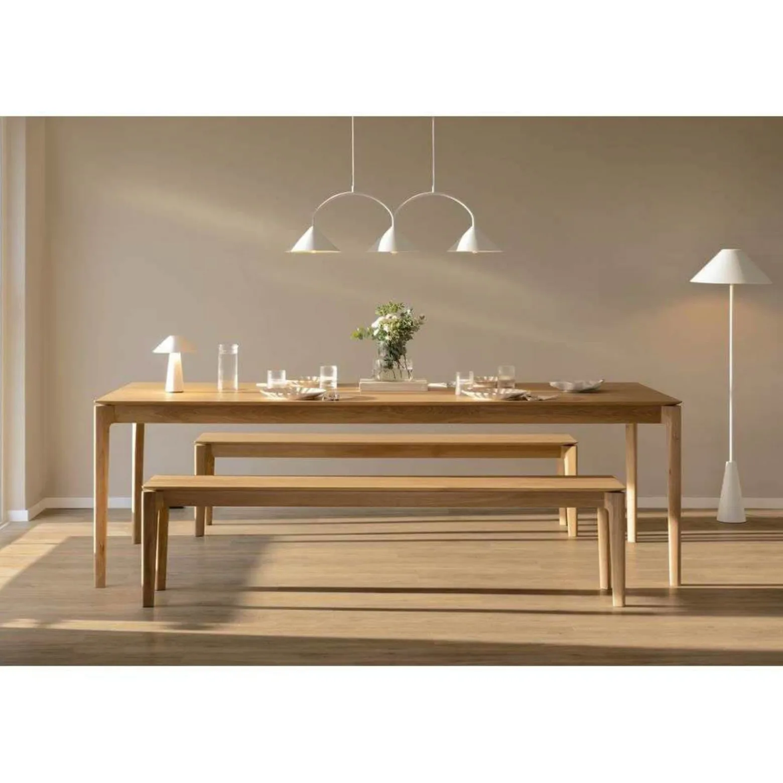Globen Lighting Hängelampe CURVE 3, weiß, 3-flg., 95 cm