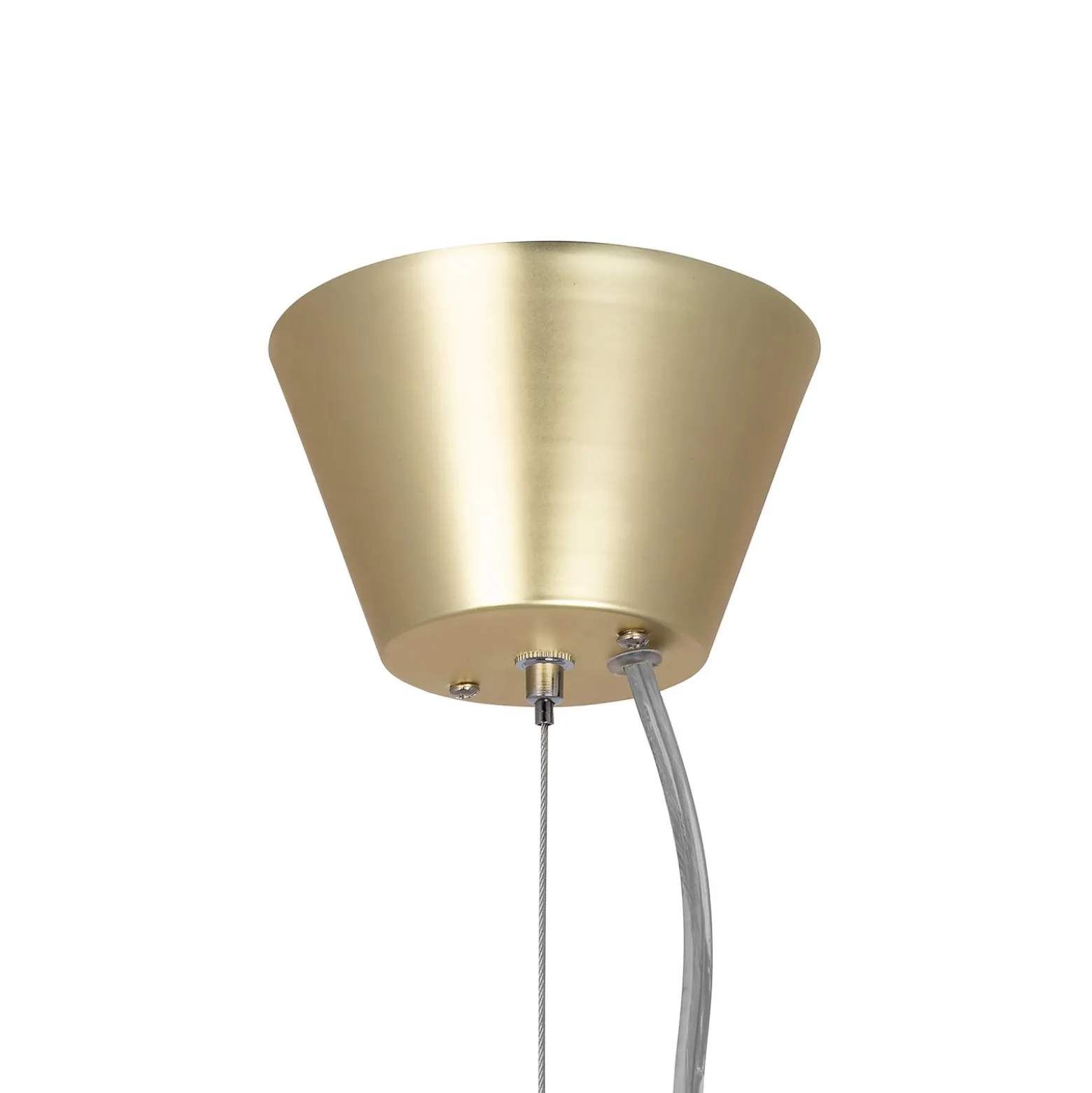Globen Lighting Pendellampe Torrano, rot, Ø 30 cm, Marmor