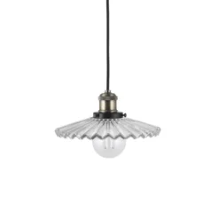 Globen Lighting Pendelleuchte COBBLER, klar, Ø 25 cm