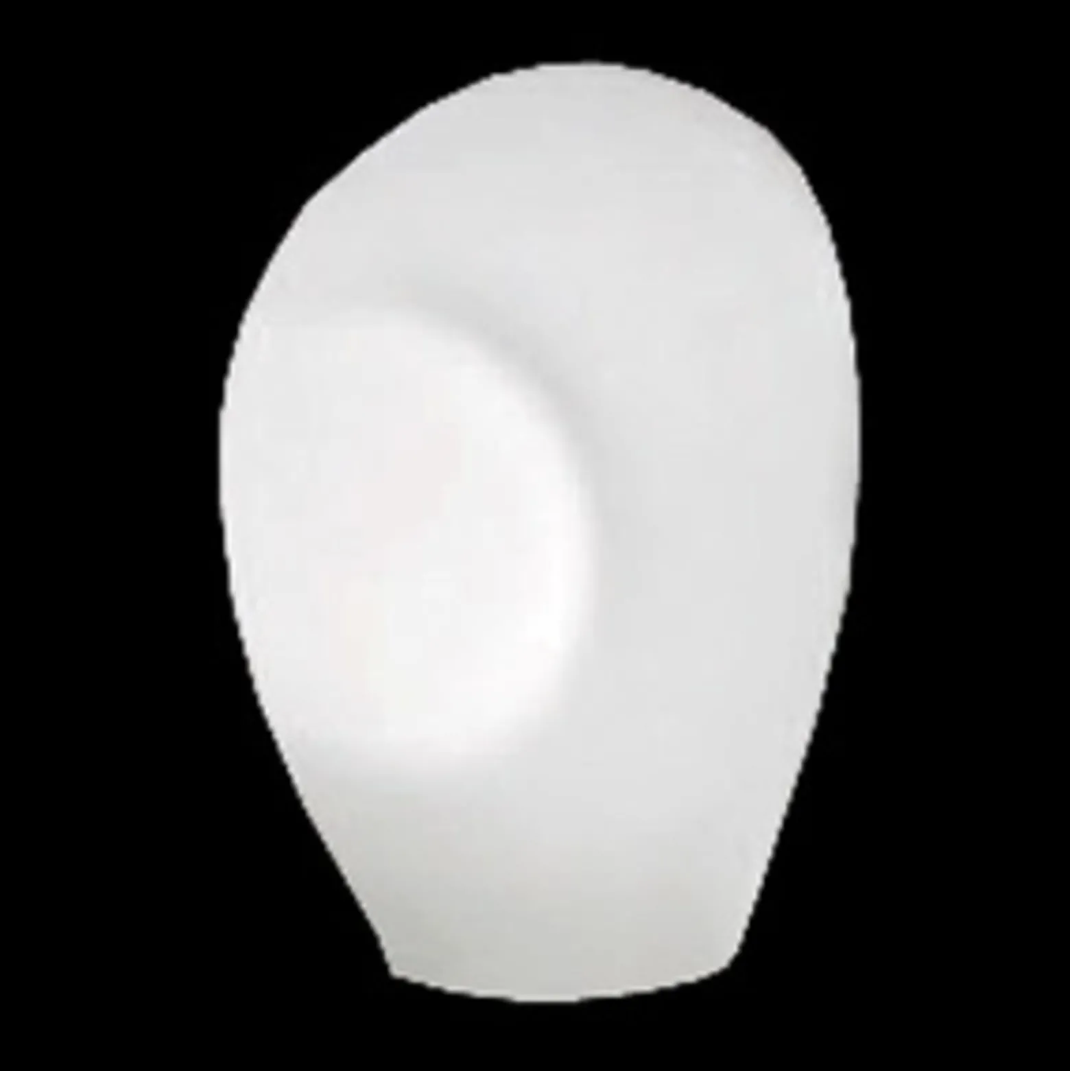 Gläserne Tischleuchte MUNEGA, 27 cm