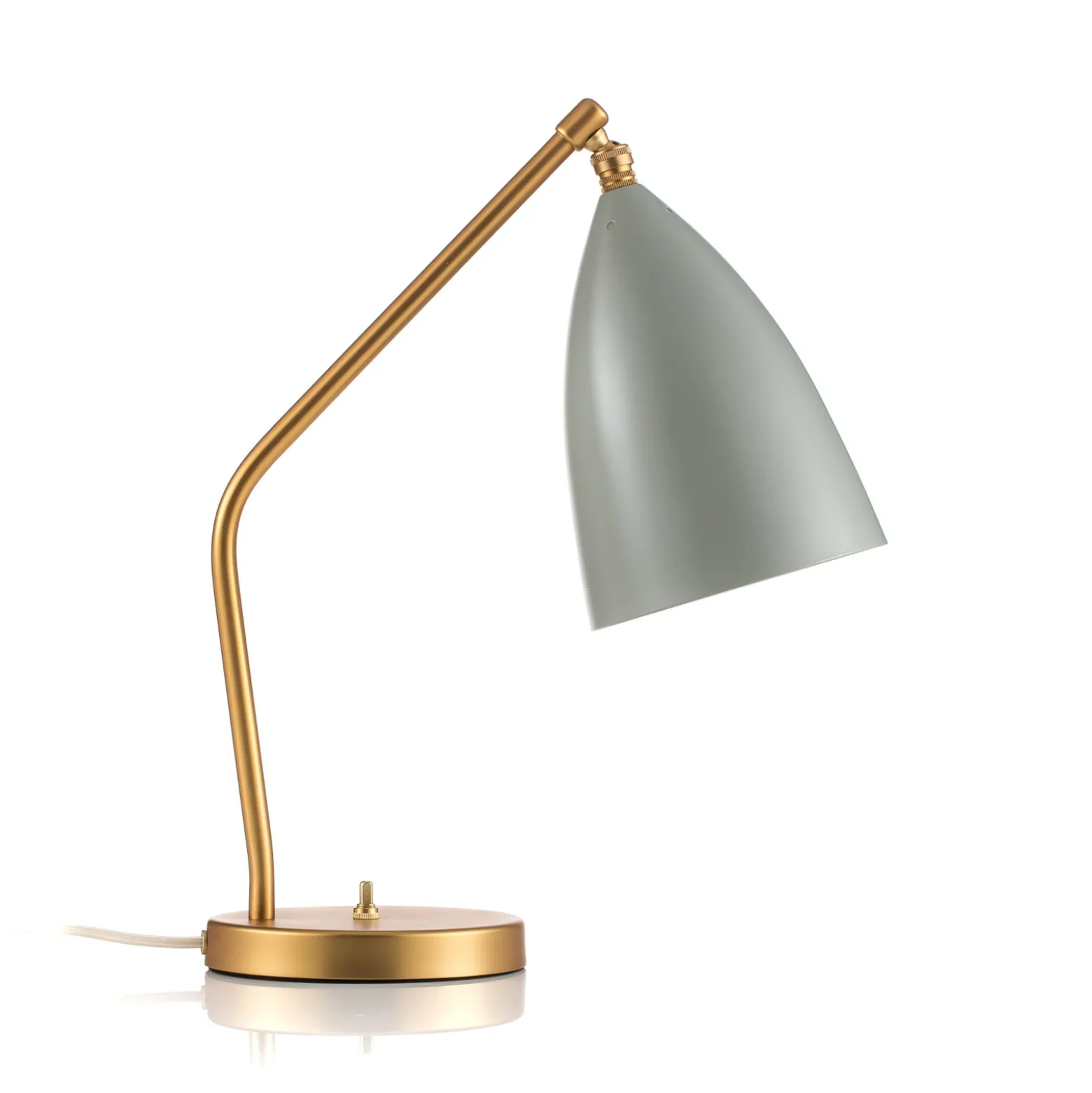 GUBI Gräshoppa Tischleuchte, blau-grau