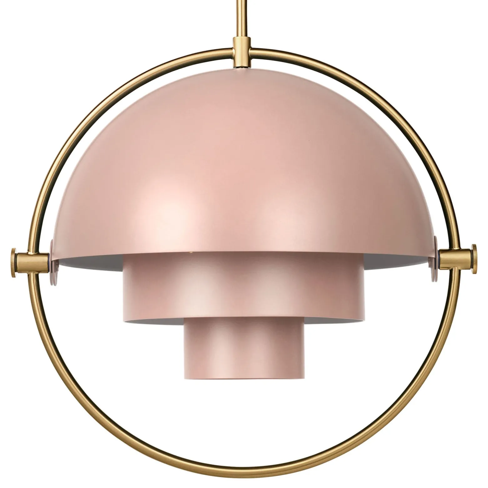 GUBI Hängeleuchte Multi-Lite, Ø 36 cm, messing/rosé