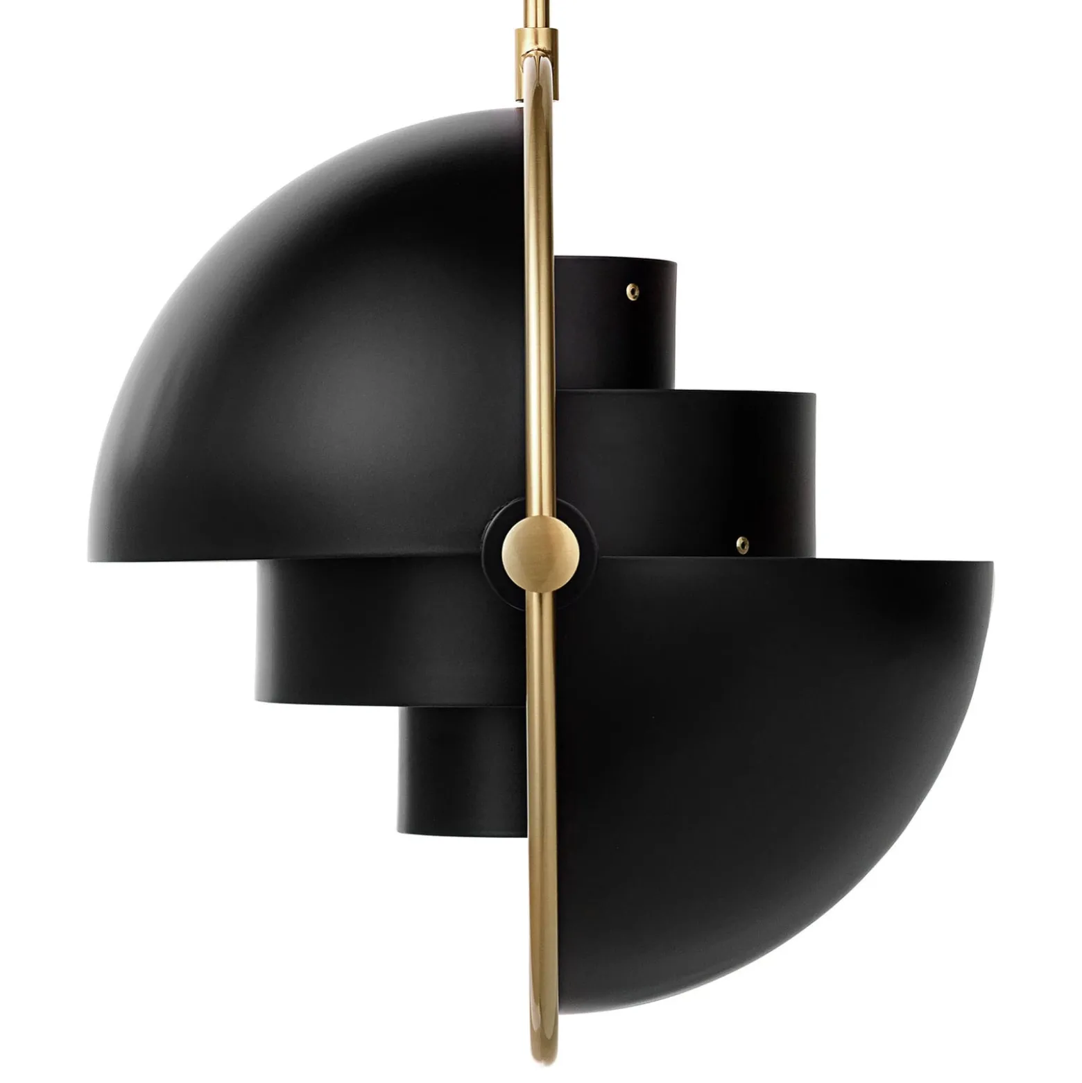 GUBI Hängeleuchte Multi-Lite, Ø 36 cm, messing/schwarz