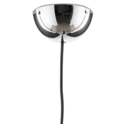 GUBI Hängeleuchte Multi-Lite, Ø 27 cm, chrom/schwarz