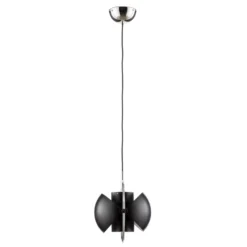 GUBI Hängeleuchte Multi-Lite, Ø 27 cm, chrom/schwarz