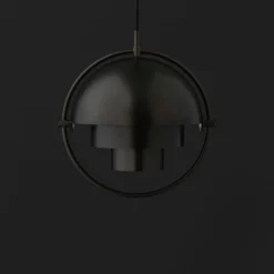 GUBI Hängeleuchte Multi-Lite, Ø 36 cm, schwarz/schwarz
