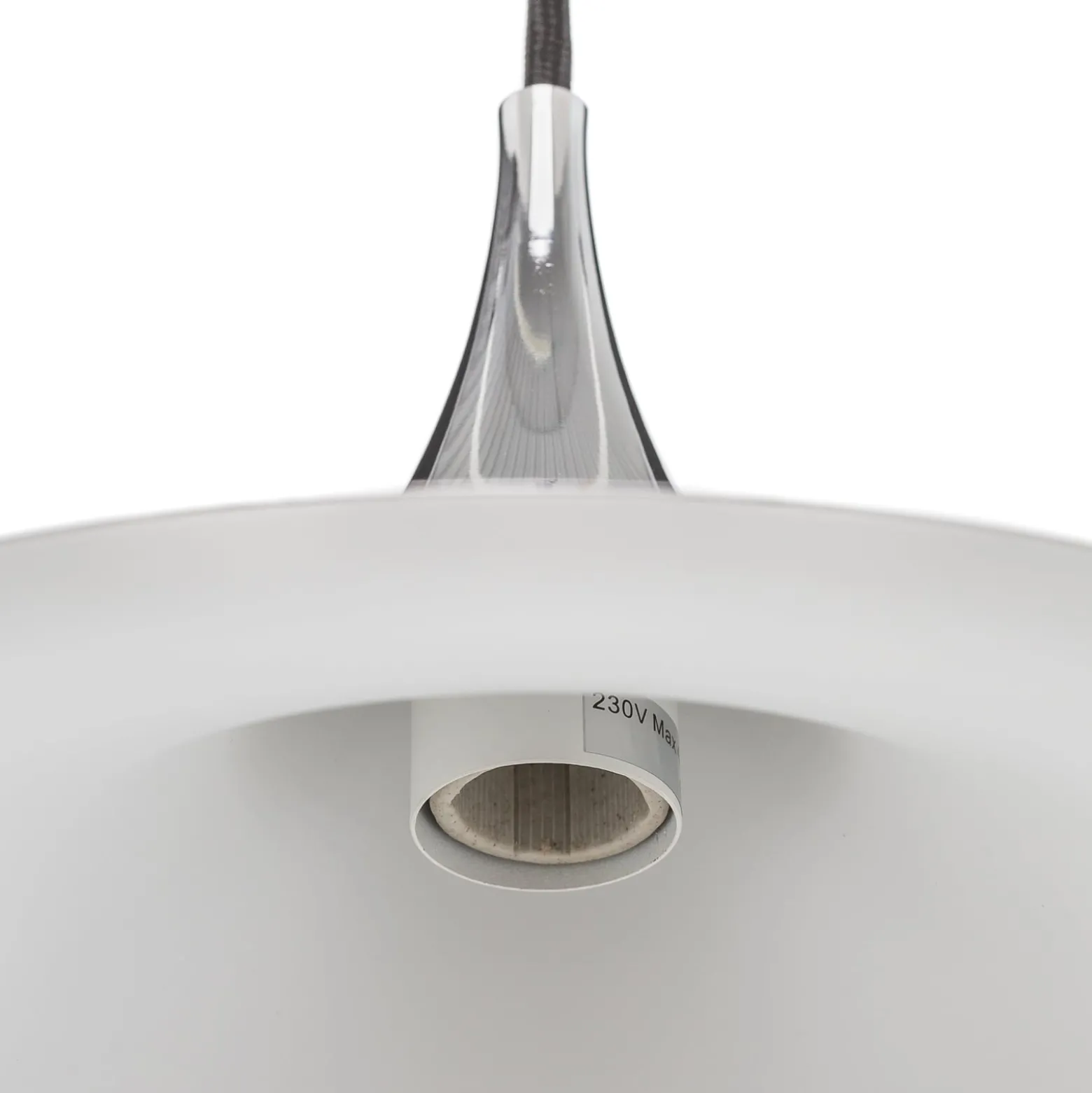 GUBI Hängeleuchte Semi, Ø 30 cm, chrom