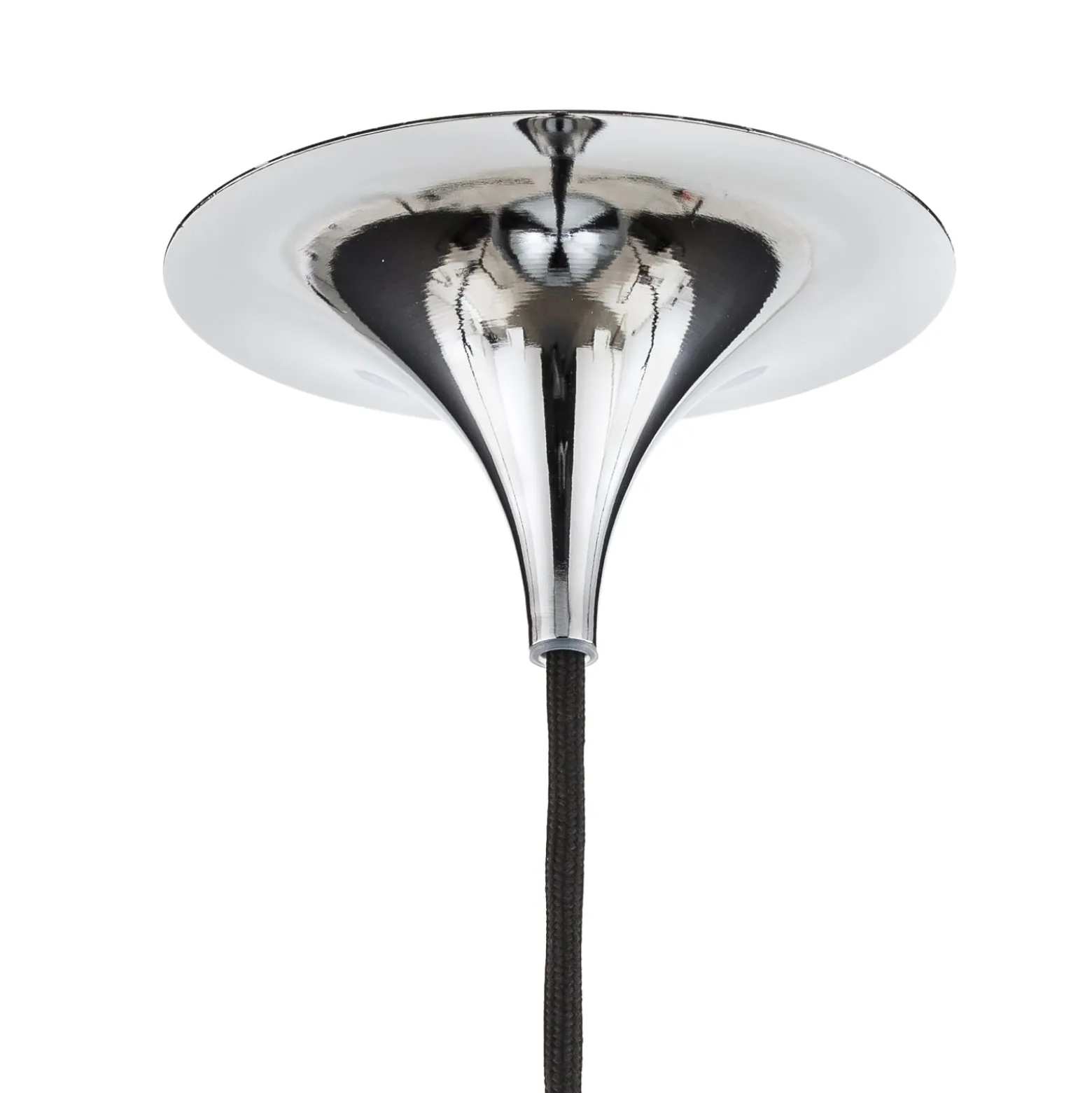 GUBI Hängeleuchte Semi, Ø 47 cm, chrom