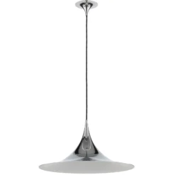 GUBI Hängeleuchte Semi, Ø 47 cm, chrom