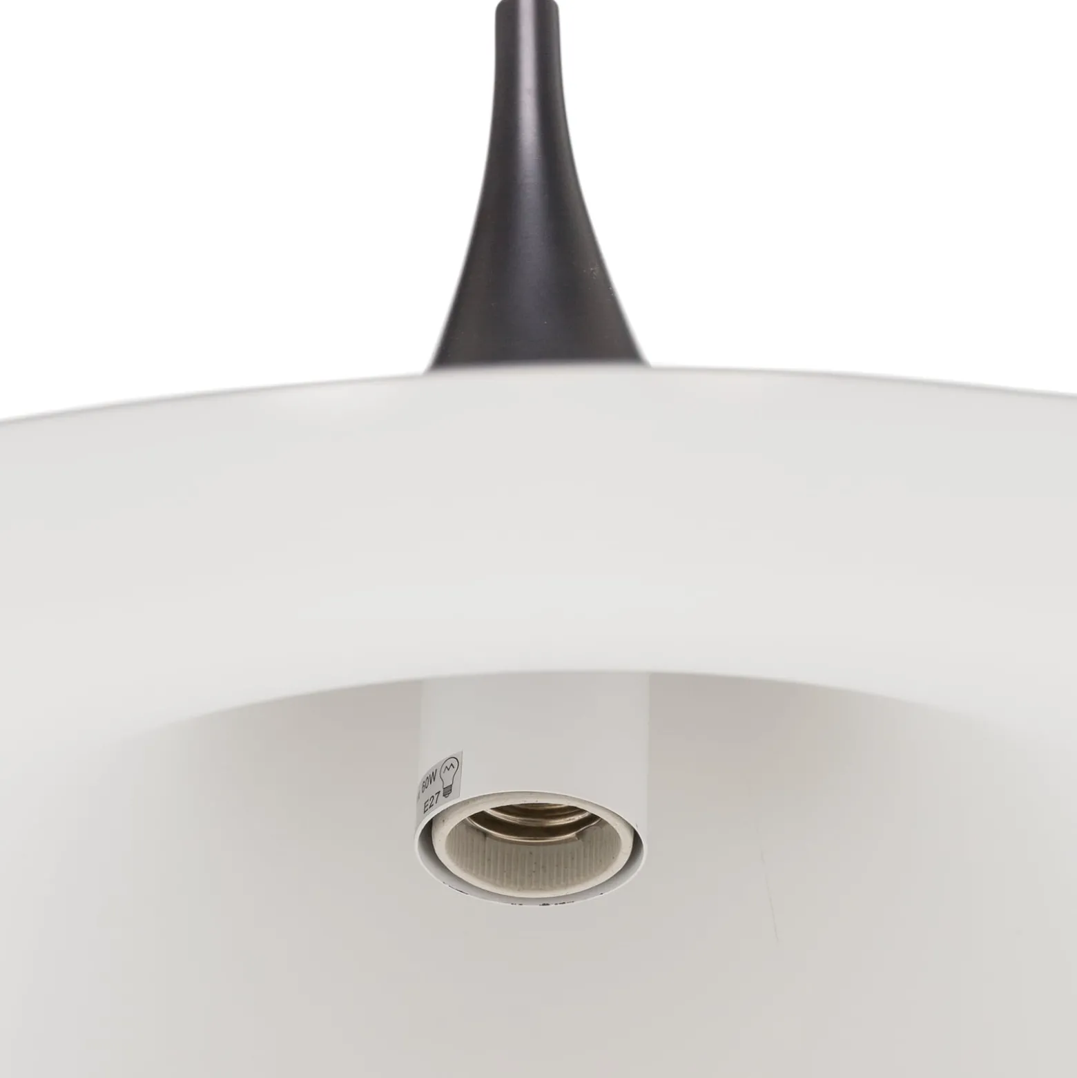 GUBI Hängeleuchte Semi, Ø 60 cm, schwarz