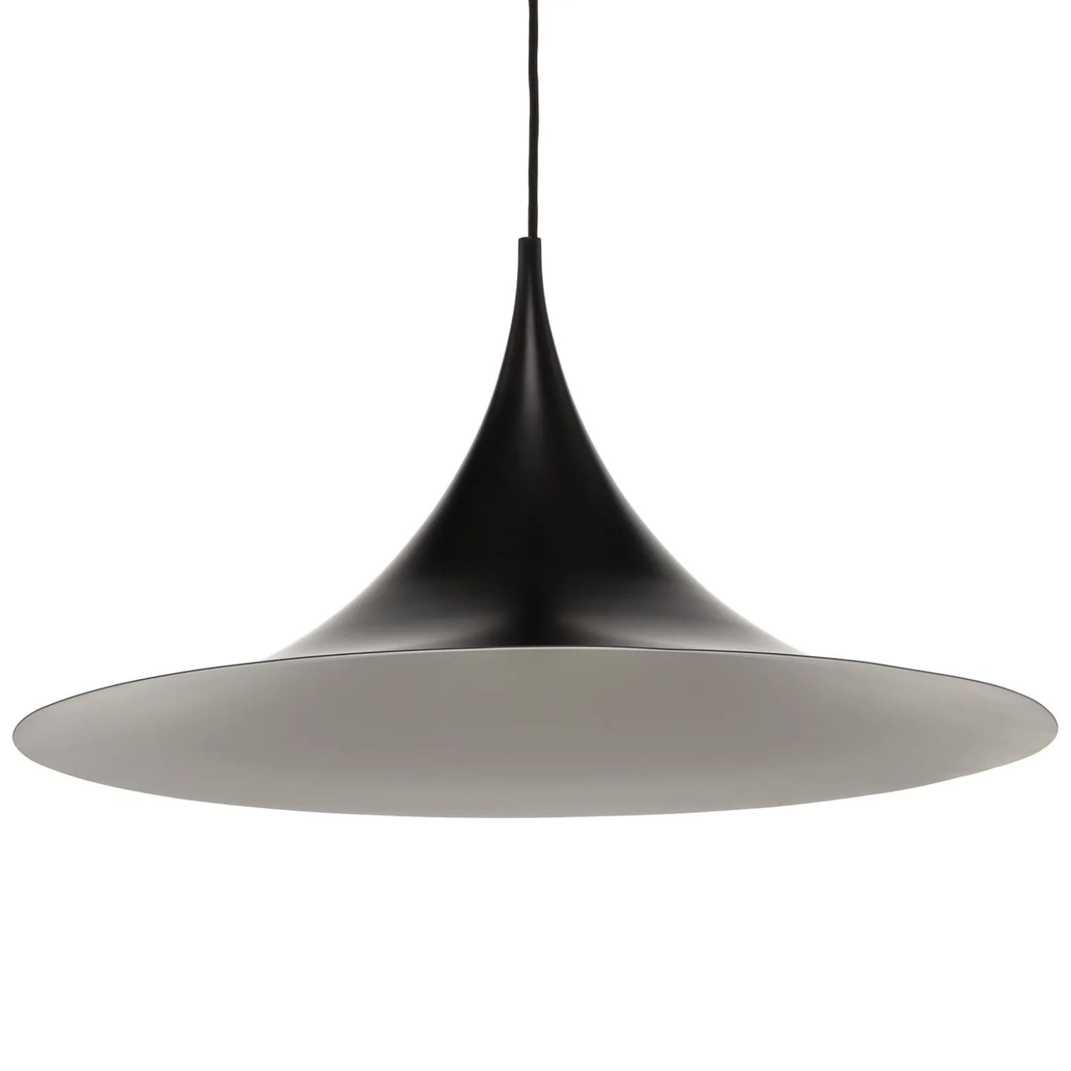 GUBI Hängeleuchte Semi, Ø 60 cm, schwarz