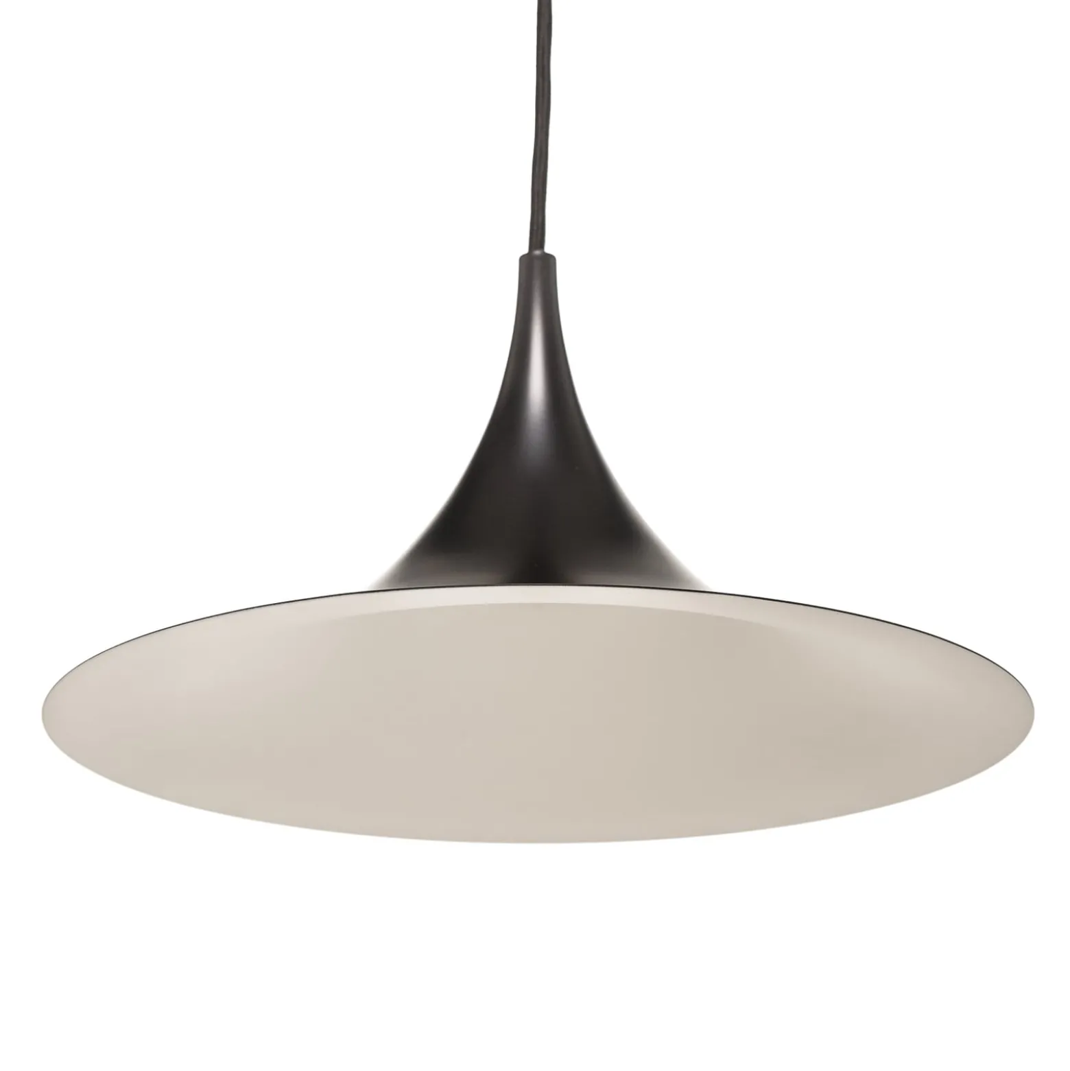 GUBI Hängeleuchte Semi, Ø 30 cm, schwarz